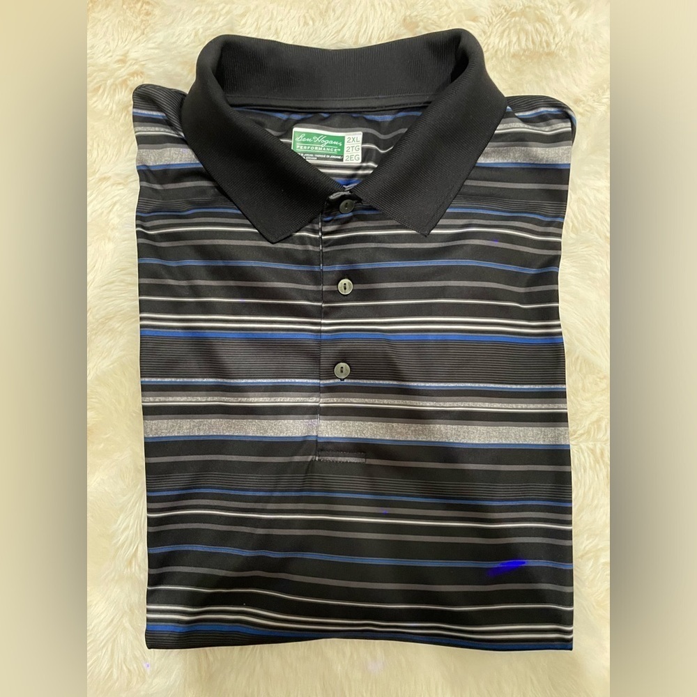 Ben Hogan Performance Golf Button up Collard Polo NWOT Men’s 2XL - Picture 4 of 10